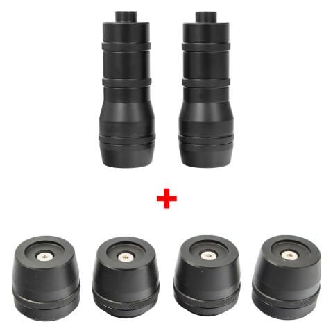 GP Kompozit Yamaha MT-25 2015-2026 Uyumlu 6 lı Takoz Seti Siyah