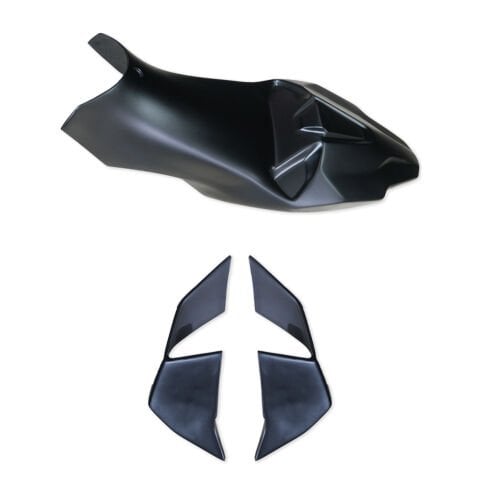 GP Kompozit BMW M 1000 RR 2022-2026 Uyumlu Kanatlı Yarış Grenajı Siyah