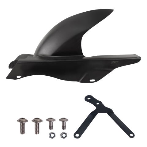 GP Kompozit Honda CB750 Hornet 2023-2026 Uyumlu Zincir Korumalı Arka Çamurluk Siyah