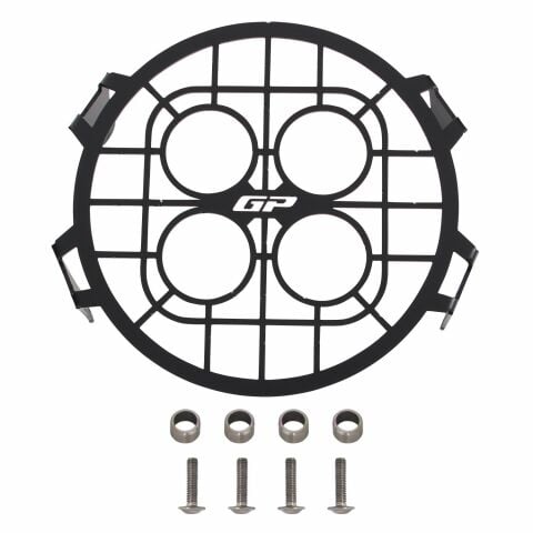 GP Kompozit Honda CL 250 2023-2025 Uyumlu Far Koruma Siyah