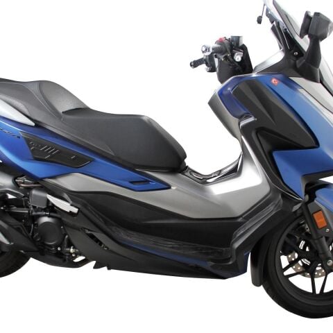 GP Kompozit Honda Forza 250 2021-2022 Uyumlu Üst/Alt Bacak ve Grenaj Koruma Seti Siyah