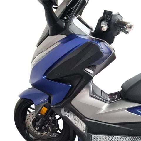 GP Kompozit Honda Forza 250 2021-2022 Uyumlu Üst/Alt Bacak ve Grenaj Koruma Seti Siyah