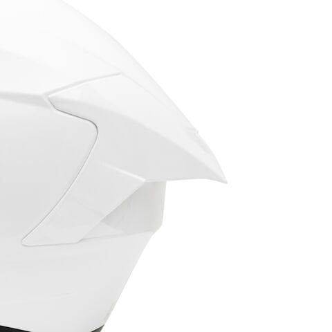 GP MY HELMET MKS001-PW Yarış Spoiler Güneş Vizörlü Şeffaf Full Face Motosiklet Kaskı