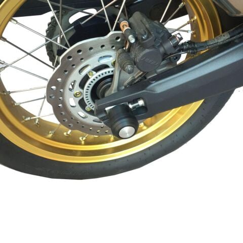 GP Kompozit Honda Africa Twin CRF1000L / CRF1100L L1/L2/L4 2016-2023 Uyumlu Aks Koruma Takoz Seti Siyah