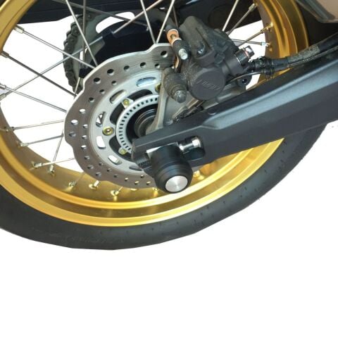 GP Kompozit Honda Africa Twin CRF1000L / CRF1100L L1/L2/L4 2016-2026 Uyumlu Aks Koruma Takoz Seti Siyah