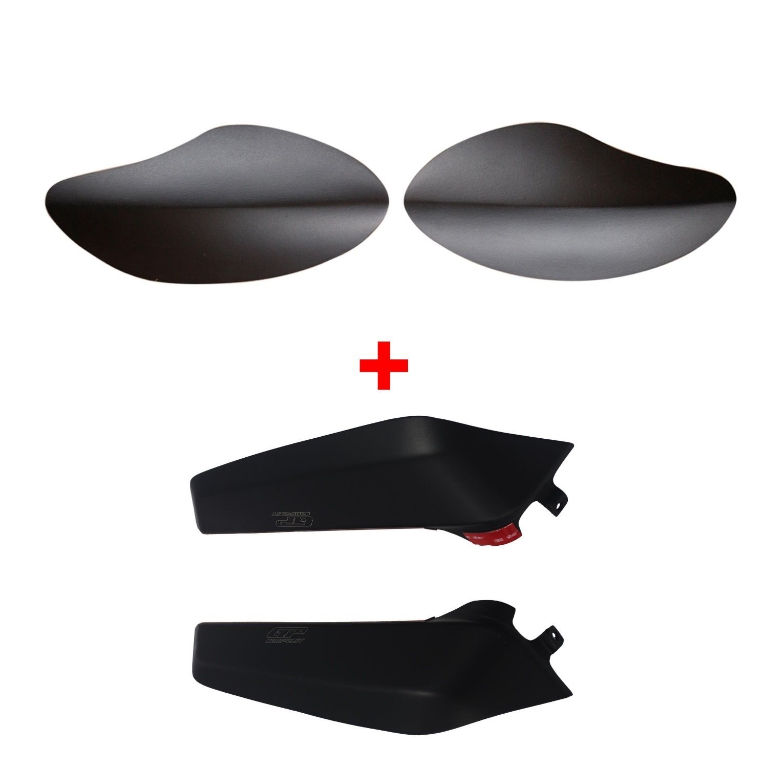 GP Kompozit Yamaha XMAX 250 / 400 2018-2022 Uyumlu Bacak ve Grenaj Koruma Seti Siyah