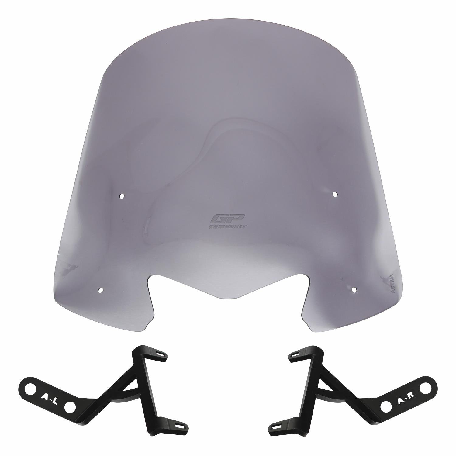 GP Kompozit Honda Activa 2023-2026 Uyumlu Kısa Ön Cam Füme
