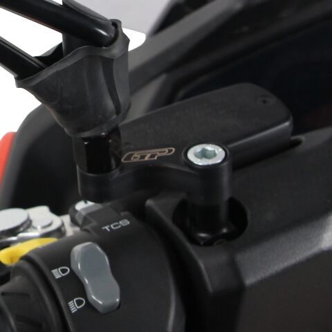 GP Kompozit Kymco DTX 250 / 360 2021-2023 Uyumlu Ayna Genişletme Siyah