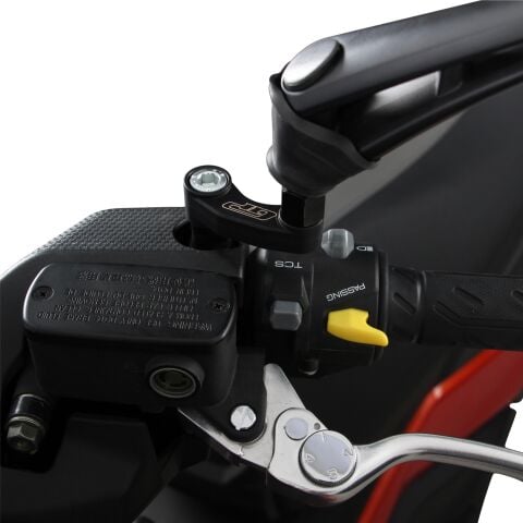 GP Kompozit Kymco DTX 250 / 360 2021-2023 Uyumlu Ayna Genişletme Siyah