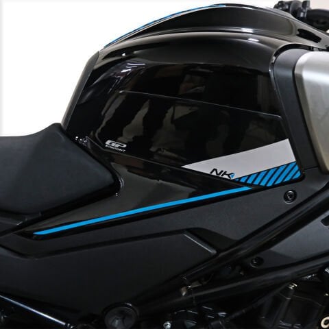 GP Kompozit CF Moto 450 NK 2024-2026 Uyumlu Tank Pad Mavi