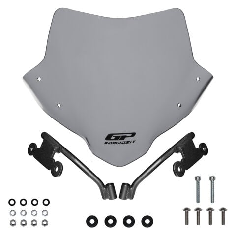 GP Kompozit Honda CB750 Hornet 2023-2024 Uyumlu Ön Cam Gri