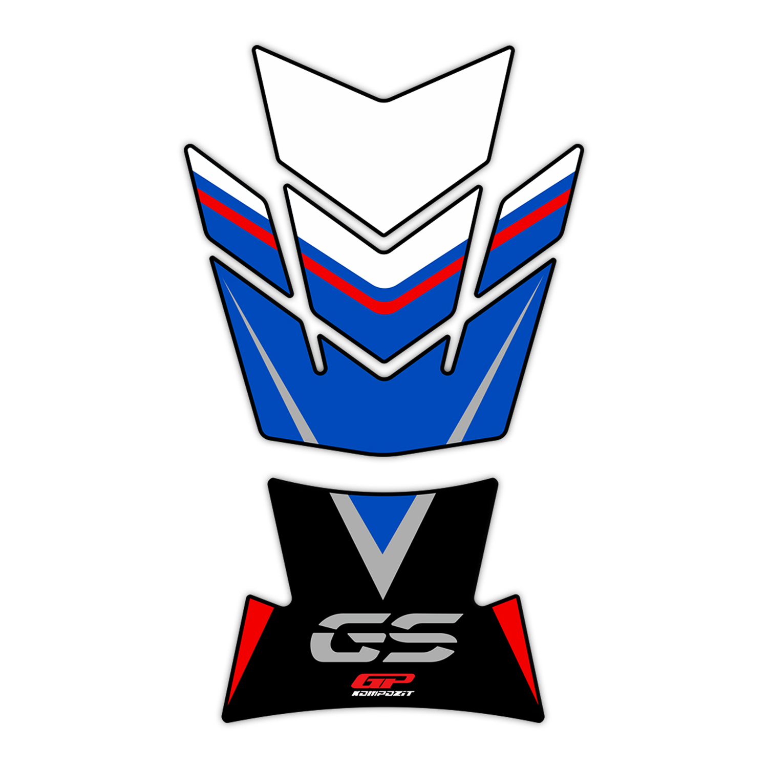 GP Kompozit BMW F 750 /  F 850 GS 2018-2024 Uyumlu Tank Pad Mavi