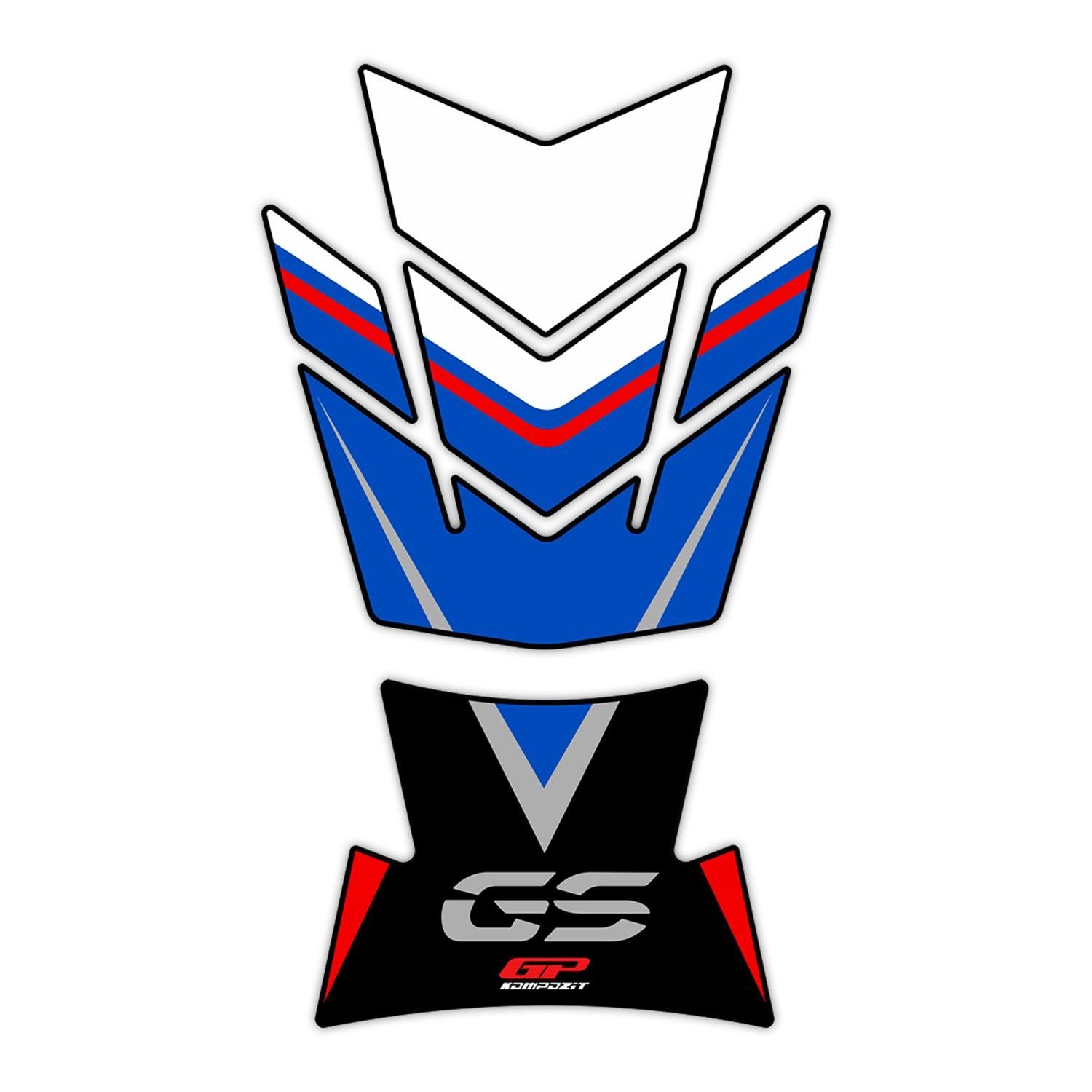 GP Kompozit BMW F 750 /  F 850 GS 2018-2024 Uyumlu Tank Pad Mavi