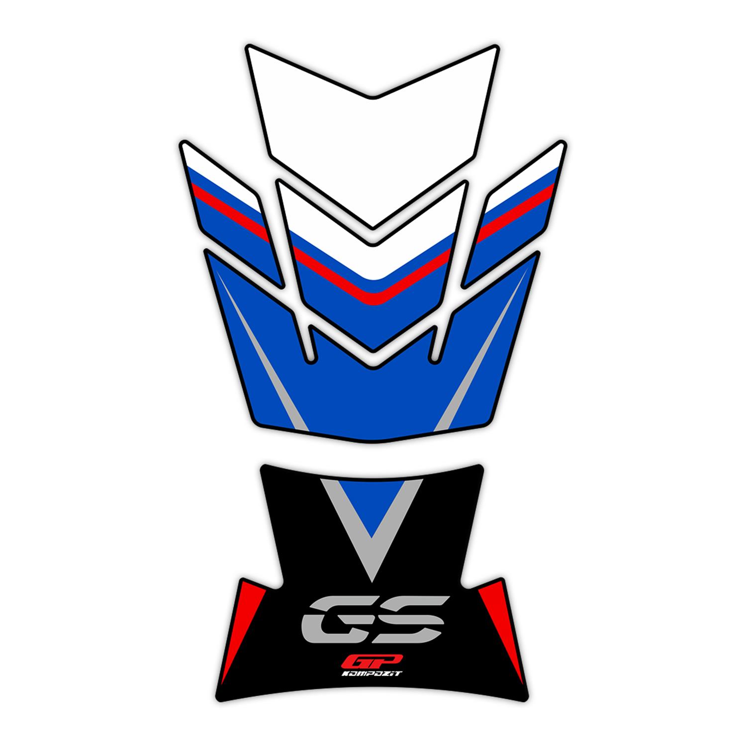 GP Kompozit BMW F 750 /  F 850 GS 2018-2024 Uyumlu Tank Pad Mavi