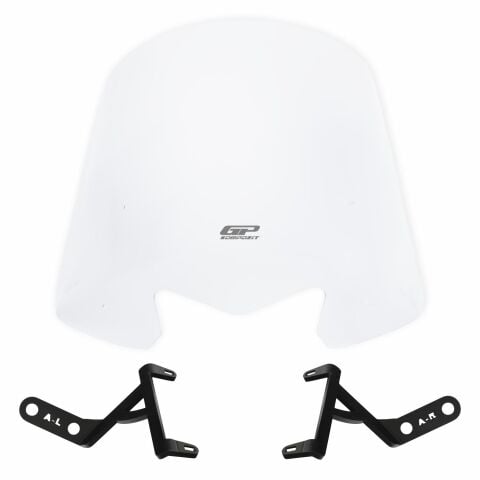 GP Kompozit Honda Activa 2023-2026 Uyumlu Kısa Ön Cam Şeffaf