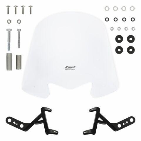 GP Kompozit Honda Activa 2023-2026 Uyumlu Kısa Ön Cam Şeffaf