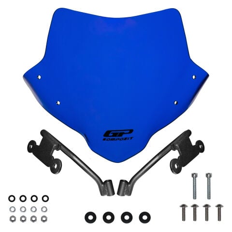 GP Kompozit Honda CB750 Hornet 2023-2024 Uyumlu Ön Cam Mavi