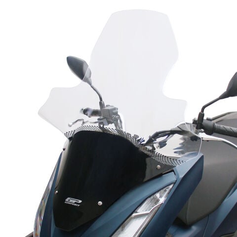 GP Kompozit Honda PCX 125 / 150 2021-2024 Uyumlu Elcikli Ön Cam Şeffaf