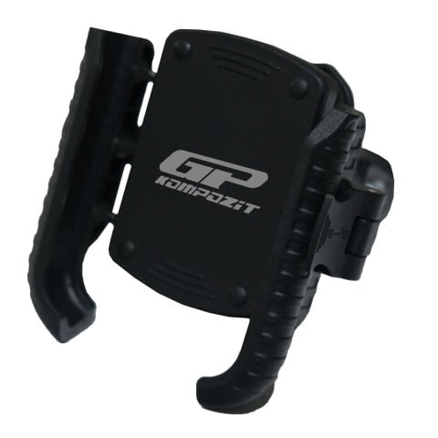GP Kompozit CF Moto 250 SR 2020-2025 Uyumlu Titreşim Modüllü Telefon Tutucu Siyah