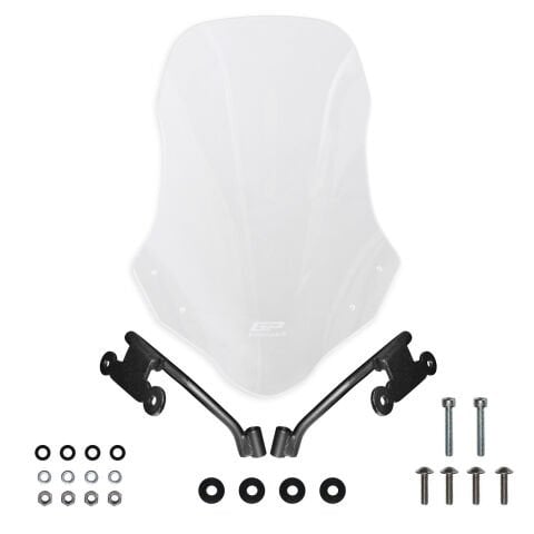 GP Kompozit Honda CB750 Hornet 2023-2024 Uyumlu Ön Tur Camı Şeffaf