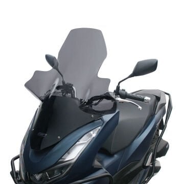 GP Kompozit Honda PCX 125 / 150 2021-2024 Uyumlu Elcikli Ön Cam Füme