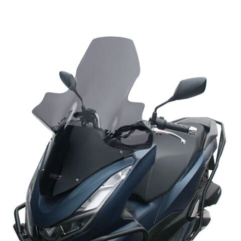 GP Kompozit Honda PCX 125 / 150 2021-2024 Uyumlu Elcikli Ön Cam Füme