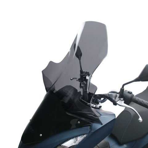 GP Kompozit Honda PCX 125 / 150 2021-2024 Uyumlu Elcikli Ön Cam Füme