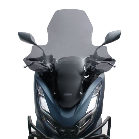 GP Kompozit Honda PCX 125 / 150 2021-2024 Uyumlu Elcikli Ön Cam Füme