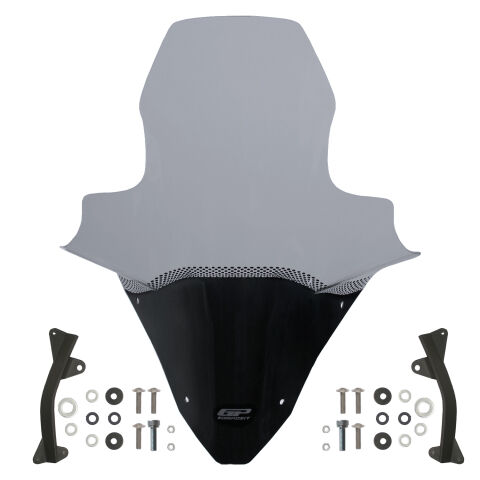 GP Kompozit Honda PCX 125 / 150 2021-2024 Uyumlu Elcikli Ön Cam Füme