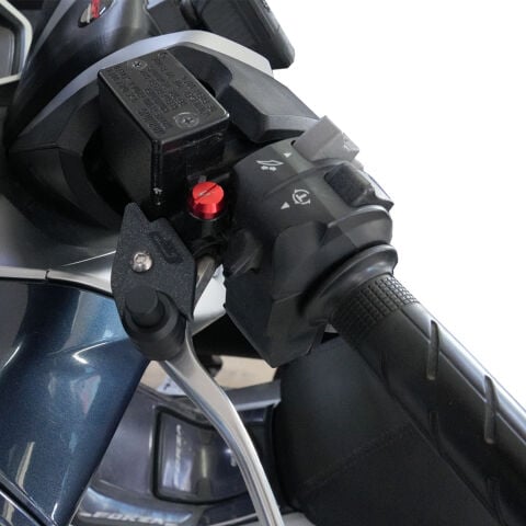 GP Kompozit Honda Forza 250 2023-2026 Uyumlu Motosiklet El Freni Kilidi Siyah