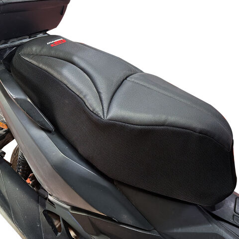 GP Kompozit Kymco Dink R 150 2021-2024 Uyumlu Fileli Motosiklet Konfor Sele Kılıfı Siyah