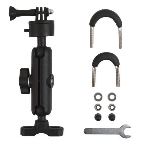 GP Kompozit BGL001 Universal Ayarlanabilir Motosiklet Gidon Aksiyon Kamera Tutucu Siyah