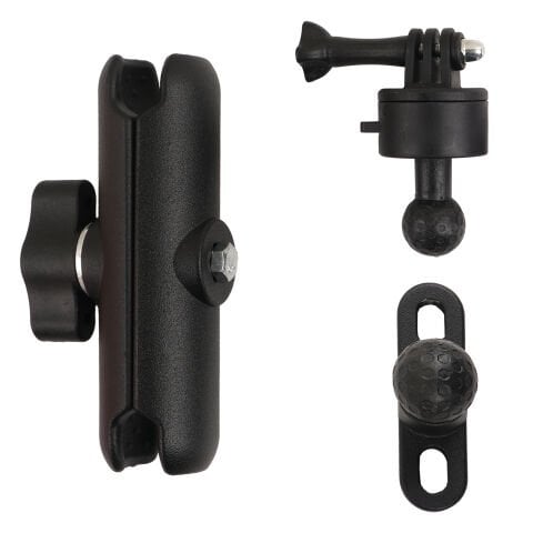 GP Kompozit BGL001 Universal Ayarlanabilir Motosiklet Gidon Aksiyon Kamera Tutucu Siyah