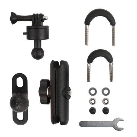 GP Kompozit BGL001 Universal Ayarlanabilir Motosiklet Gidon Aksiyon Kamera Tutucu Siyah