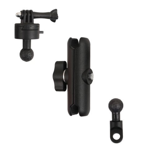 GP Kompozit BGL002 Universal Ayarlanabilir Motosiklet Ayna Bağlantılı Aksiyon Kamera Tutucu Siyah