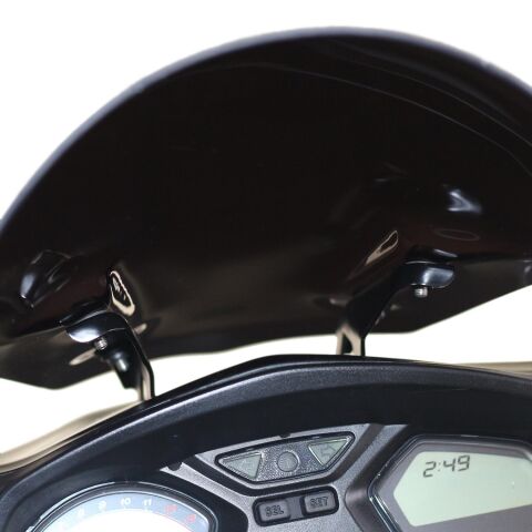 GP Kompozit Honda CBR650F 2014-2018 Uyumlu Ön Cam Siyah