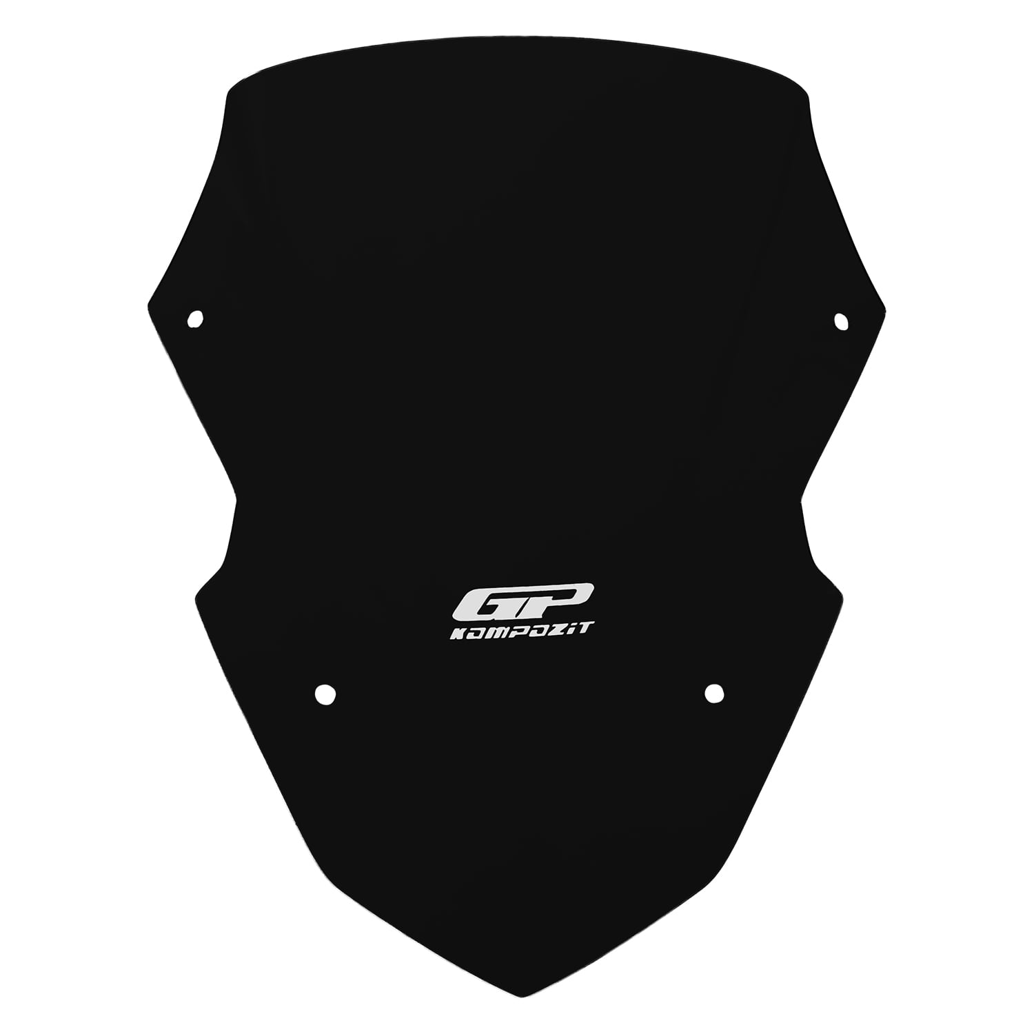 GP Kompozit Yamaha XMAX 250 Tech Max 2024-2026 Uyumlu Spor Ön Cam Siyah