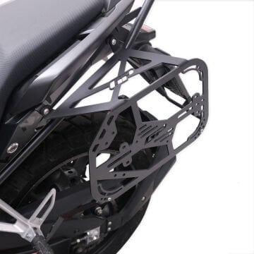 GP Kompozit Honda NX 500 2025 Uyumlu Yan Çanta Demiri Siyah