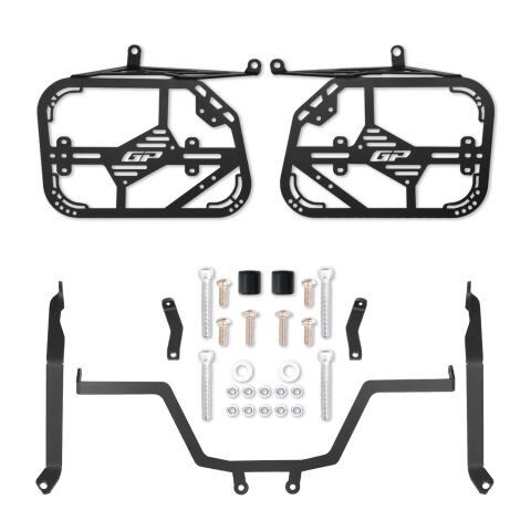 GP Kompozit Honda NX 500 2025 Uyumlu Yan Çanta Demiri Siyah