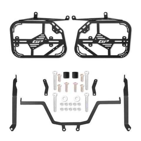 GP Kompozit Honda NX 500 2025-2026 Uyumlu Yan Çanta Demiri Siyah