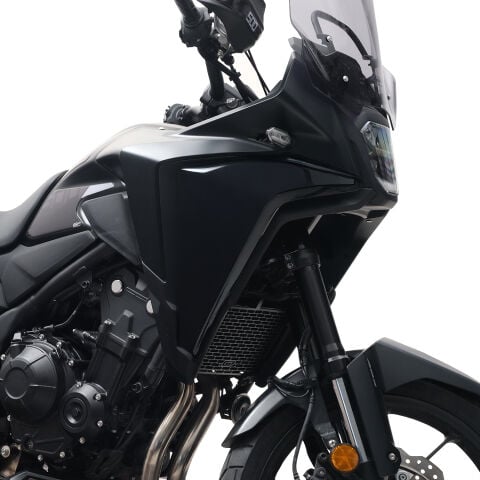 GP Kompozit Honda NX 500 2025-2026 Uyumlu Radyatör Koruma Siyah