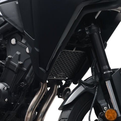 GP Kompozit Honda NX 500 2025-2026 Uyumlu Radyatör Koruma Siyah