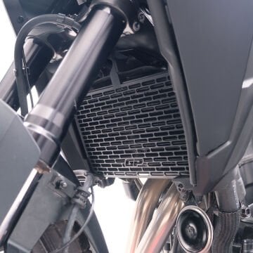 GP Kompozit Honda NX 500 2025 Uyumlu Radyatör Koruma Siyah
