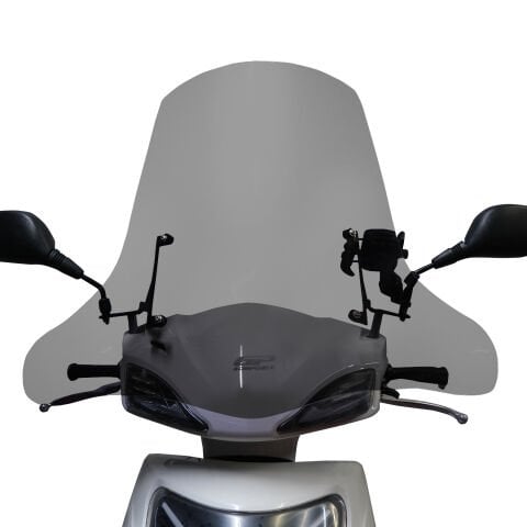 GP Kompozit Scooter Universal Elcikli Ön Cam Füme