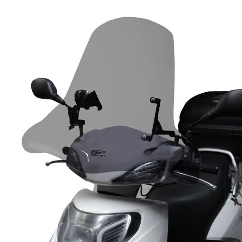 GP Kompozit Scooter Universal Elcikli Ön Cam Füme