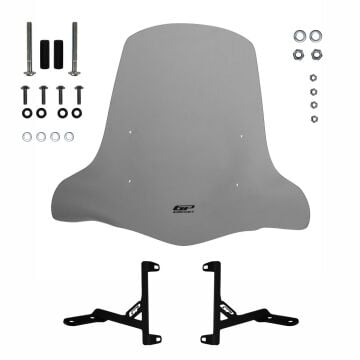 GP Kompozit Scooter Universal Elcikli Ön Cam Füme 59 cm