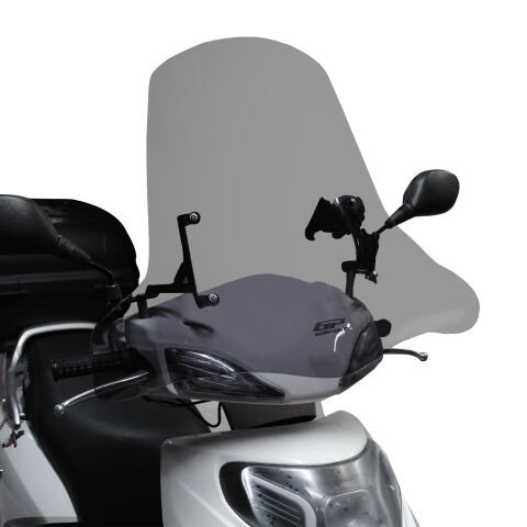 GP Kompozit Scooter Universal Elcikli Ön Cam Füme