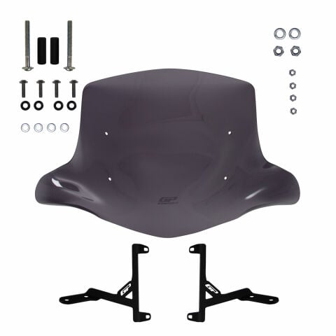GP Kompozit Scooter Universal Elcikli Ön Cam Füme 44 cm