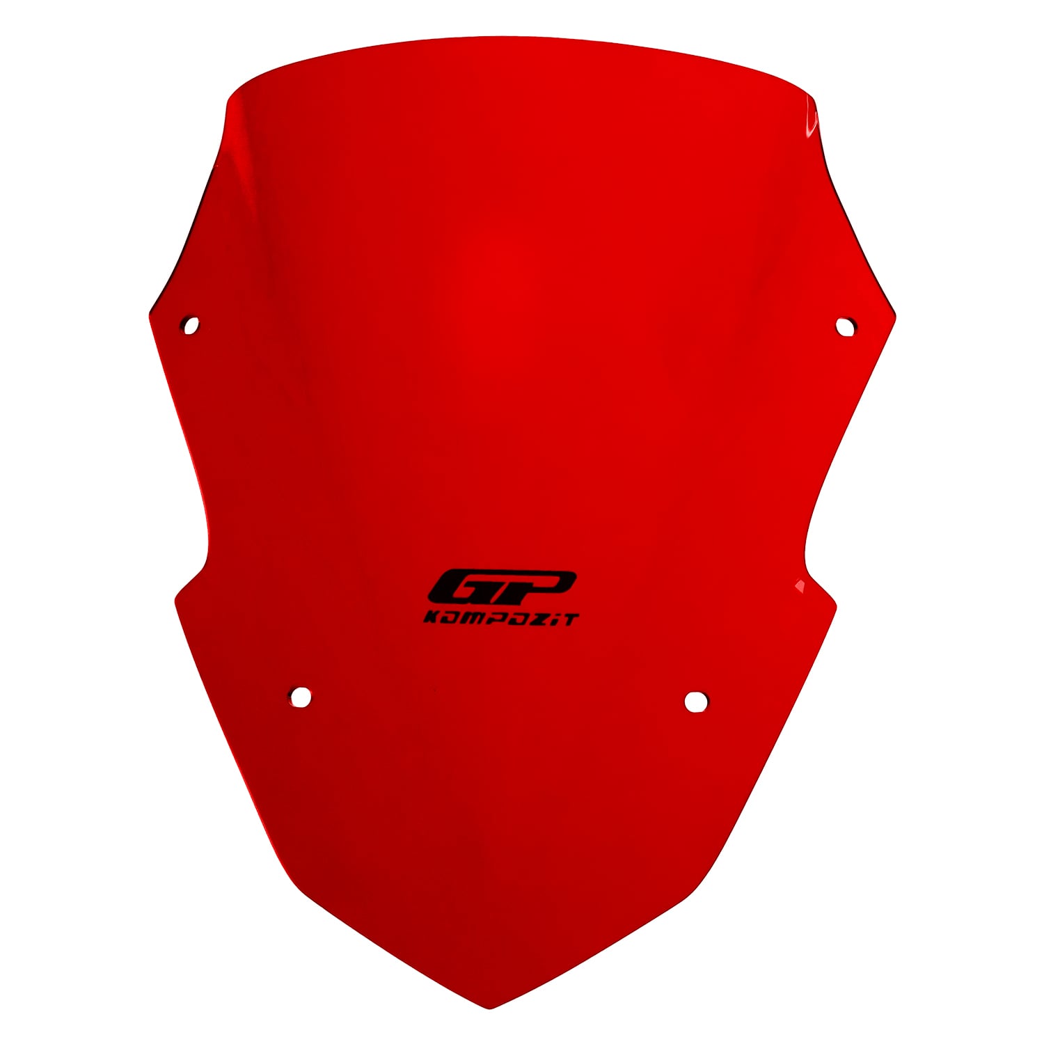 GP Kompozit Yamaha XMAX 250 Tech Max 2024-2026 Uyumlu Spor Ön Cam Kırmızı