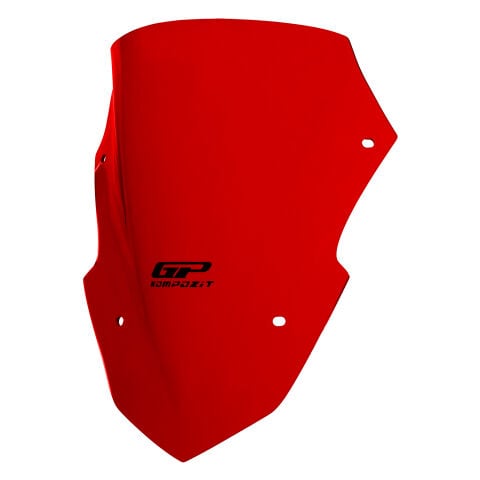 GP Kompozit Yamaha XMAX 250 Tech Max 2024-2026 Uyumlu Spor Ön Cam Kırmızı